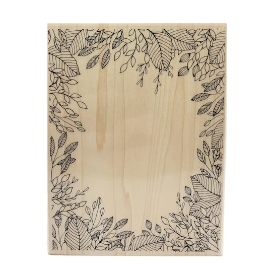 Floral Frame Wood Stamp by Recollections&#x2122;